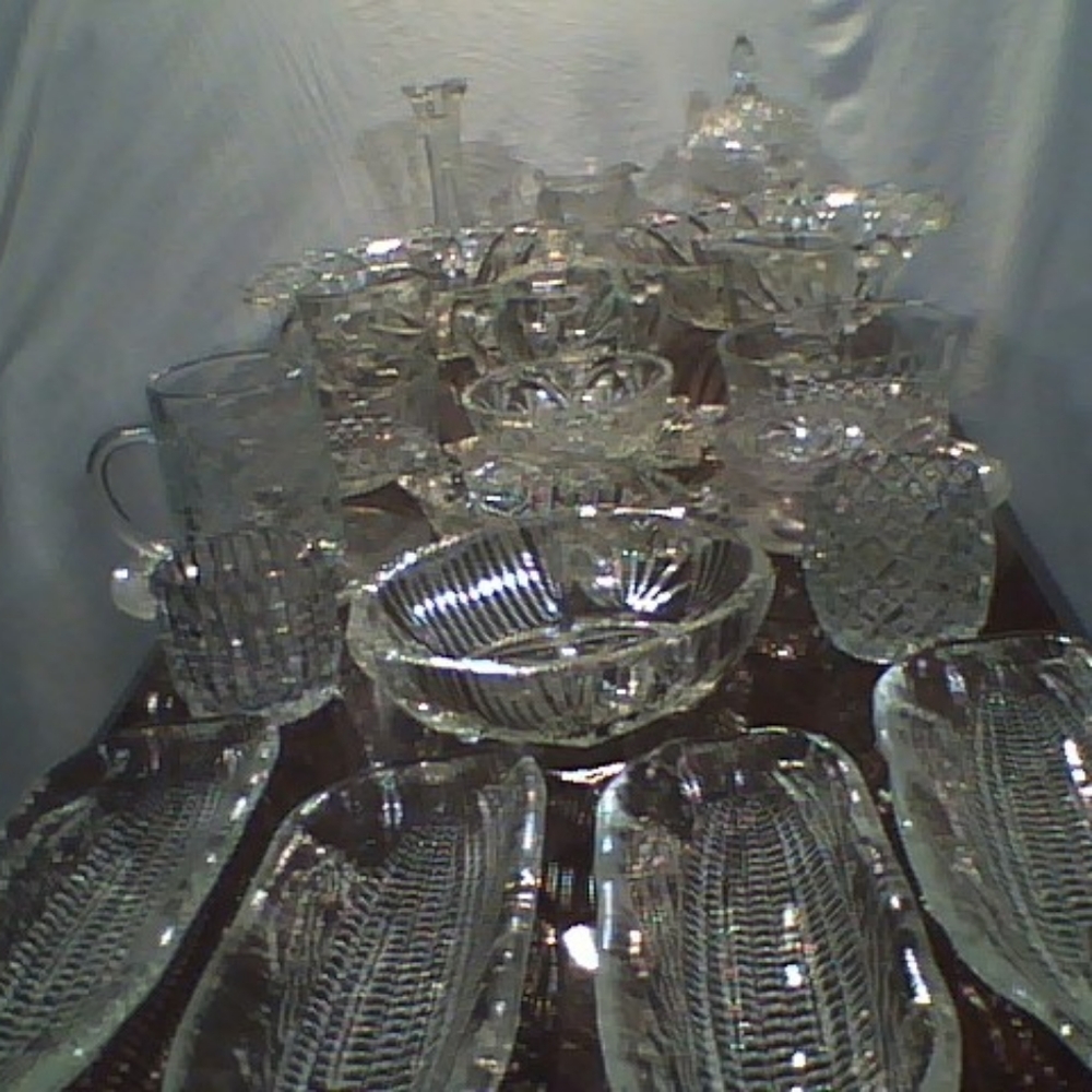 21 piece Crystal Glassware Set